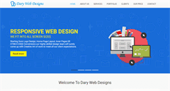 Desktop Screenshot of darywebdesigns.com