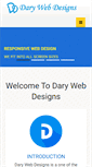 Mobile Screenshot of darywebdesigns.com